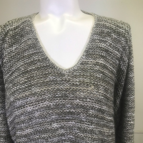 SUSINA Deep V-Neck Strap Back Sweater - Picture 2 of 8